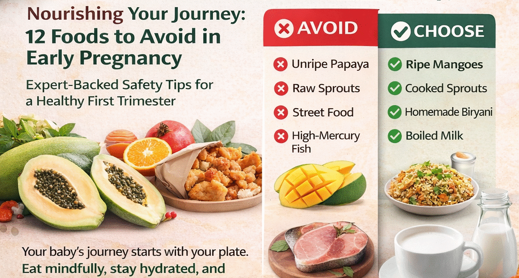 Nutritional Safety in Early Pregnancy 12 Indian Dietary Staples to Avoid According to Maternal Health Experts