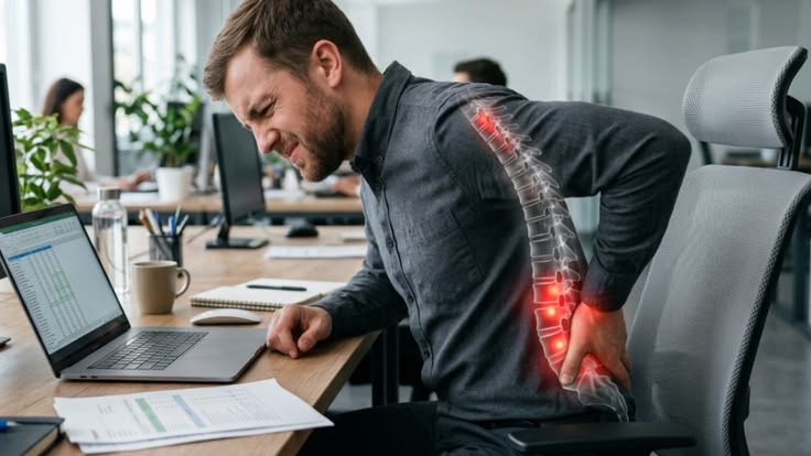 Common Causes of Back Pain in Office Workers